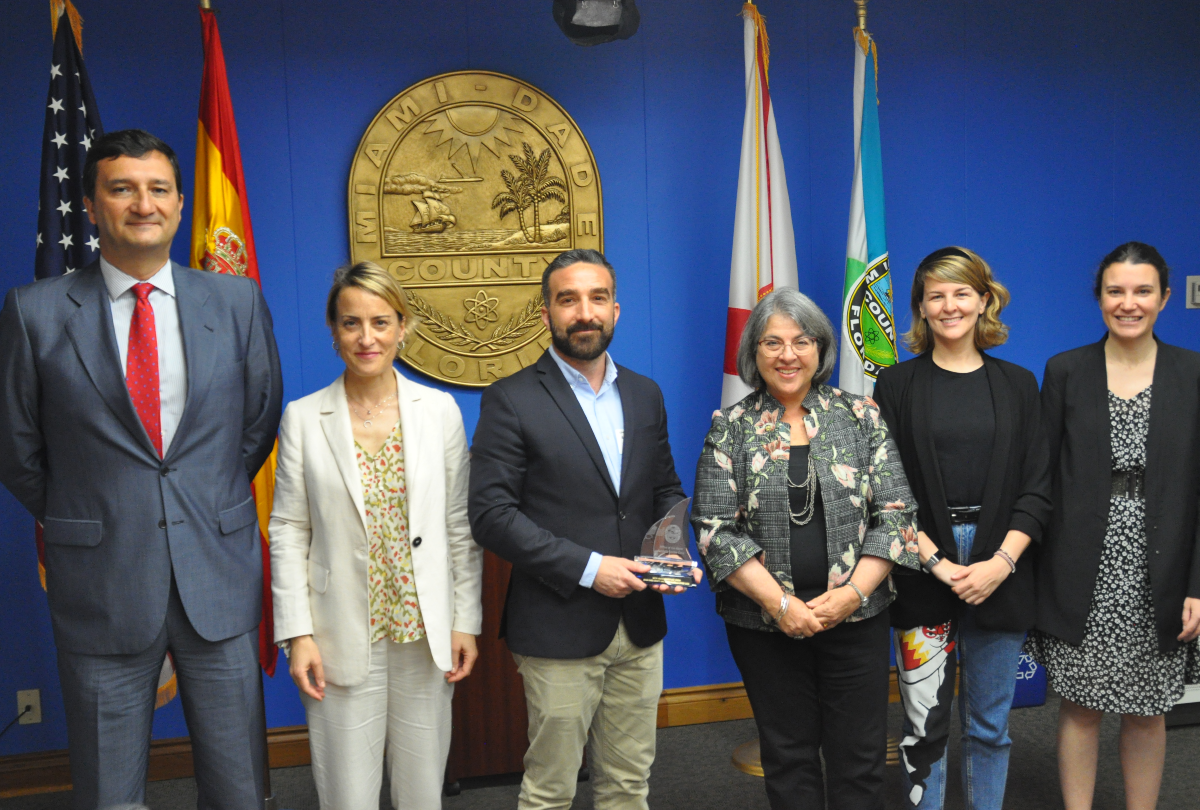 Reunión del Alto Comisionado Francisco Polo con la alcaldesa del Condado de Miami-Dade, Daniella Levine Cava