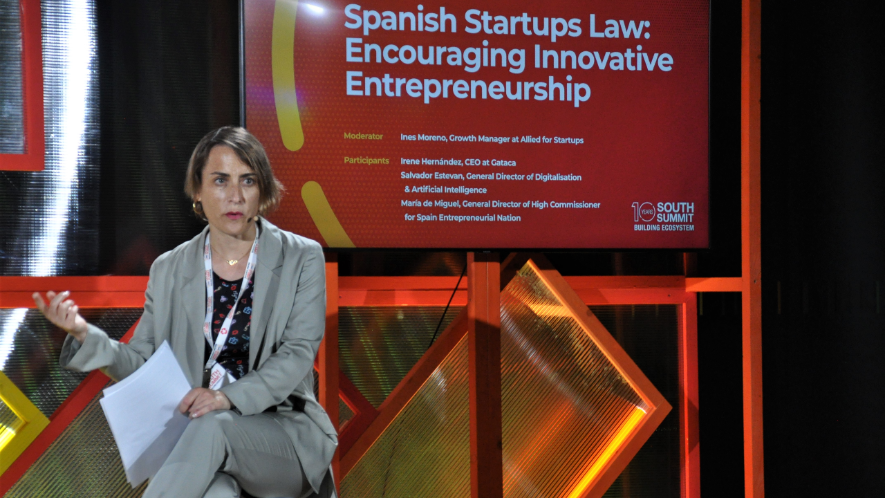 María de Miguel, directora de la Oficina del Alto Comisionado para España Nación Emprendedora. 
